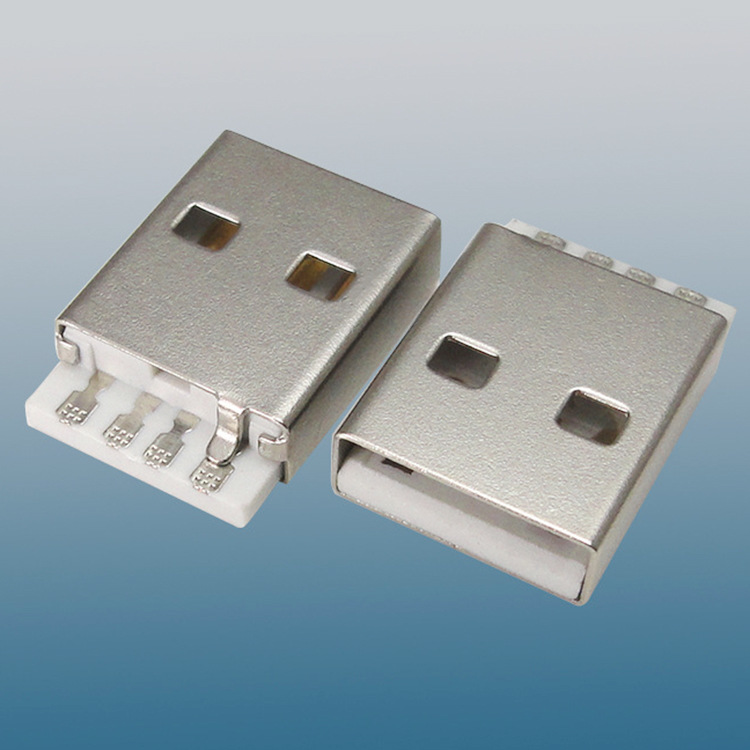 苹果am焊线17mm 外壳短路苹果a公短体usb2.0公头端子usb插头