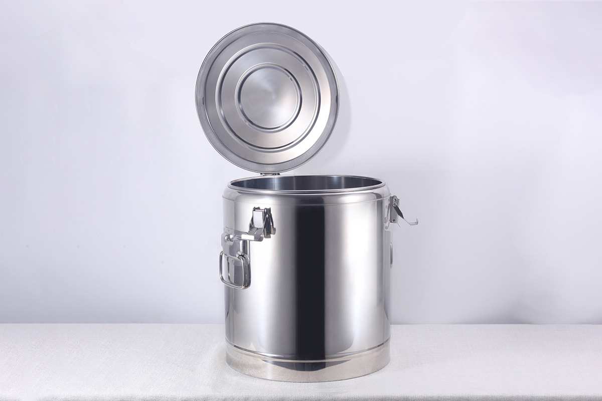 不锈钢保温桶双层发泡奶茶桶豆浆桶汤桶带龙头冷热多用开水桶