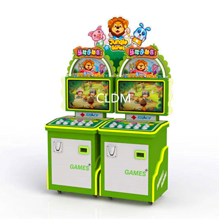 全新4人连线版丛林运动会游戏机动物赛跑彩票机电玩城成人模拟机