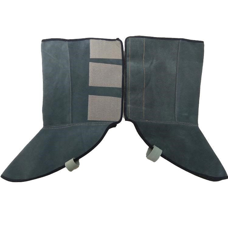 鞋罩烧焊火星焊脚鞋套脚部焊工脚套防护脚耐用电焊防护套脚罩劳保