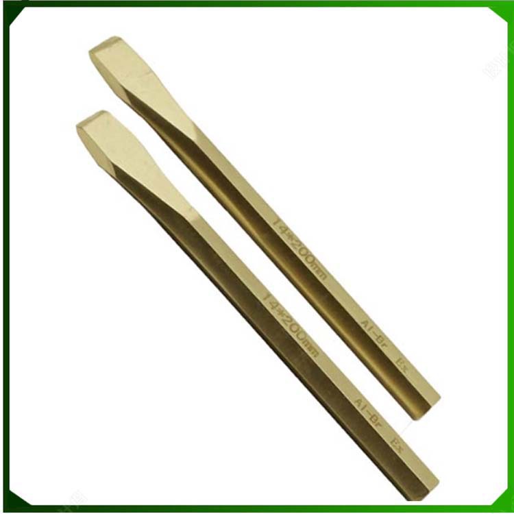 防爆六角扁铲铝青铜扁凿子铜钳工扁铲石工凿平铲无火花铜凿子