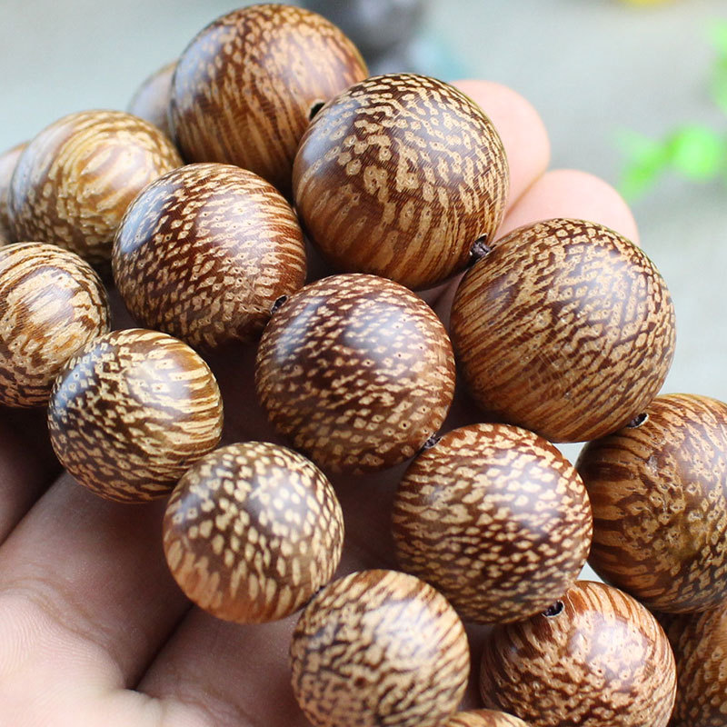 厂家批发龙鳞木手串印尼贡木佛珠手链实木龙骨风男女饰品文玩