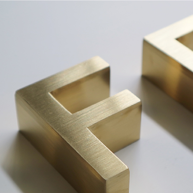 【精工字】定做拉丝不锈钢精工字精品电镀钛金字金属烤漆字仿古字