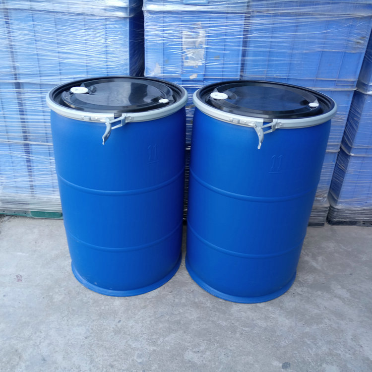 厂家供应230l升铁箍液体包装塑料桶230kg公斤圆形化学药剂化工桶