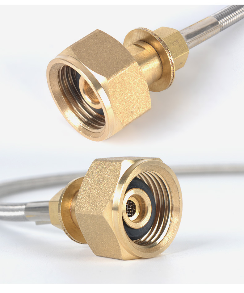 户外炉头转接管煤气罐转接管液化气俄罗斯阀门德国欧洲标准