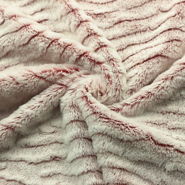 玩具绒服装家纺面料8mm毛高刮印满底刷花喷花无光pv长毛绒pv绒布