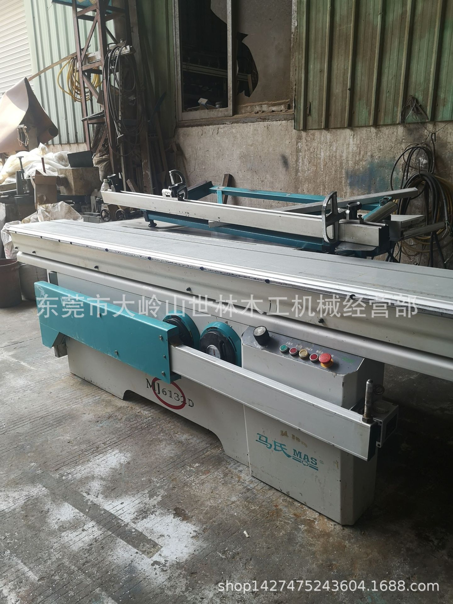 马氏木工精密锯 二手木工推台锯 板式木工开料机 木工机械回收
