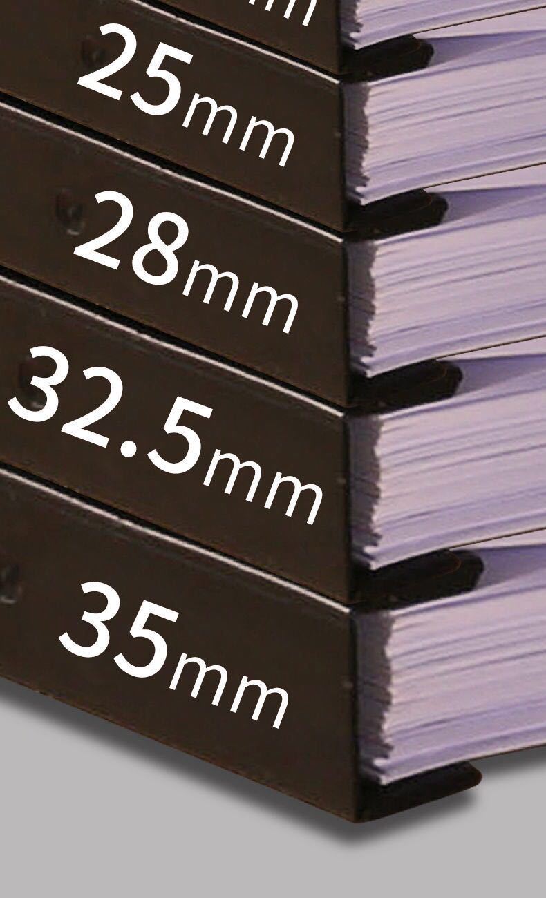 装订压条 压边夹条 塑料胶圈装订机专用压边条10孔文件 装订夹条