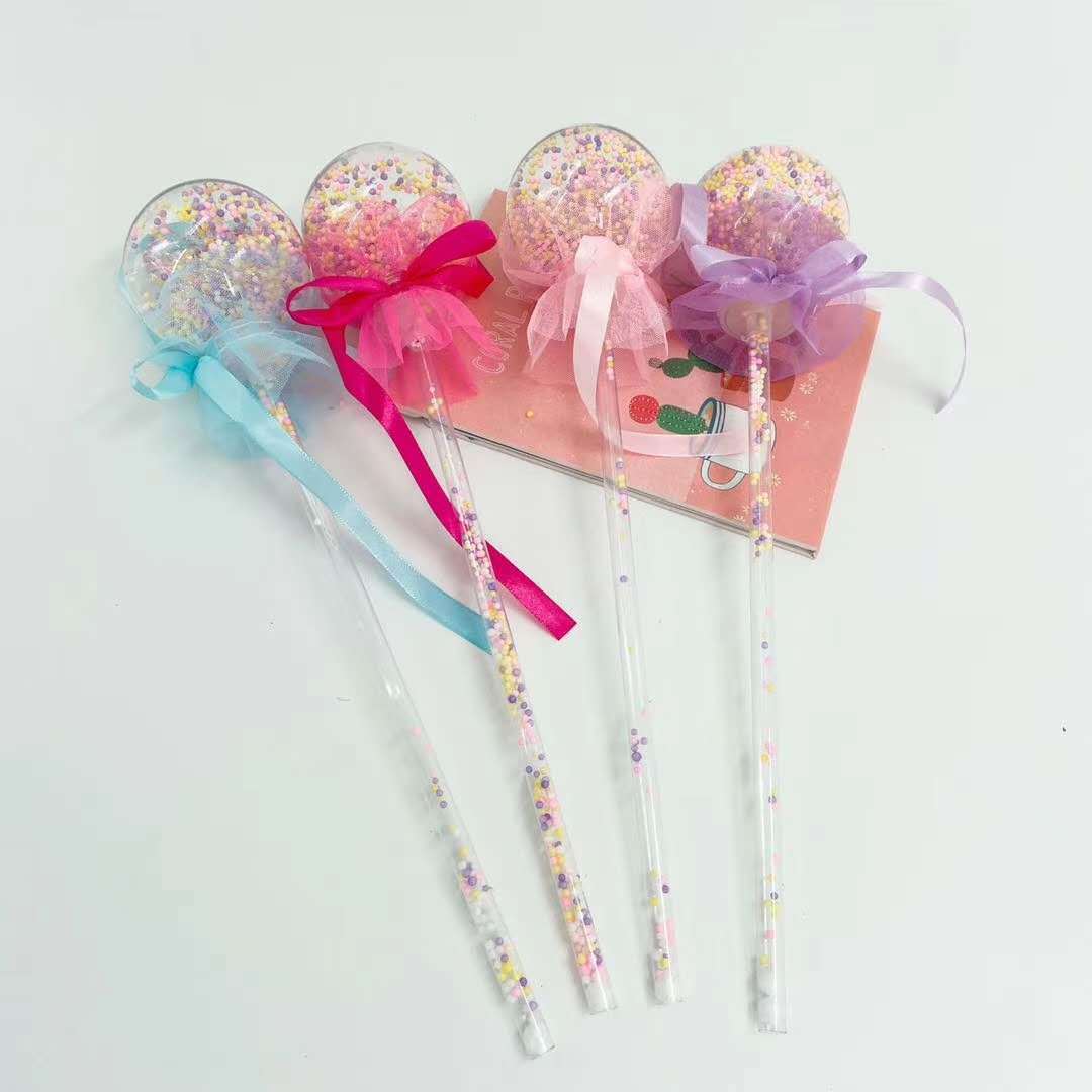 厂家直销led星空发光仙女棒卡通娃娃爱心魔法棒地推引流货源批发
