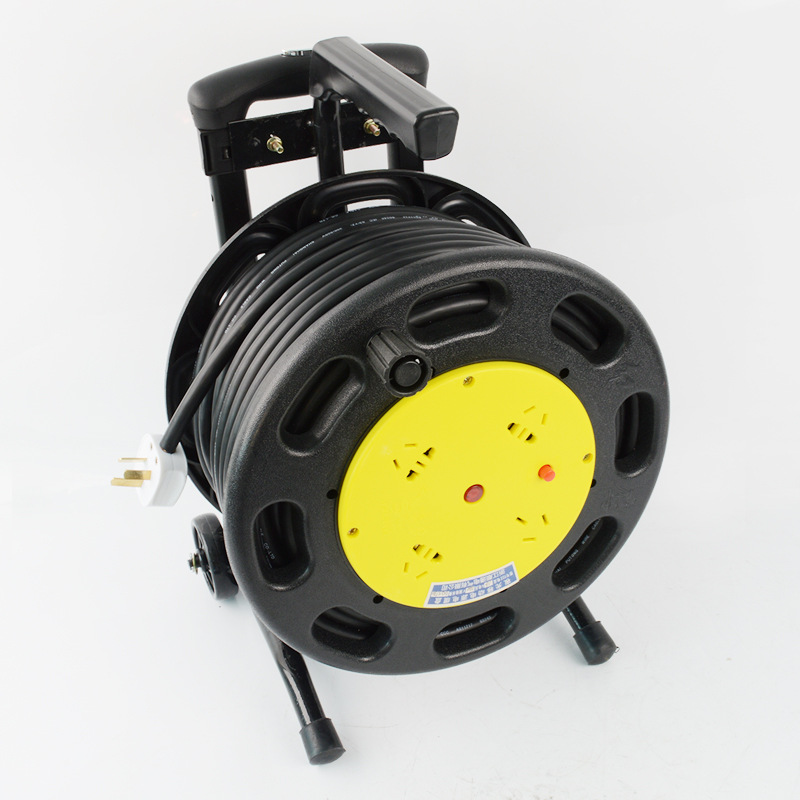 便携移动电缆盘滚筒移动电源30米大功率绕线盘卷线拖线盘绕线380v