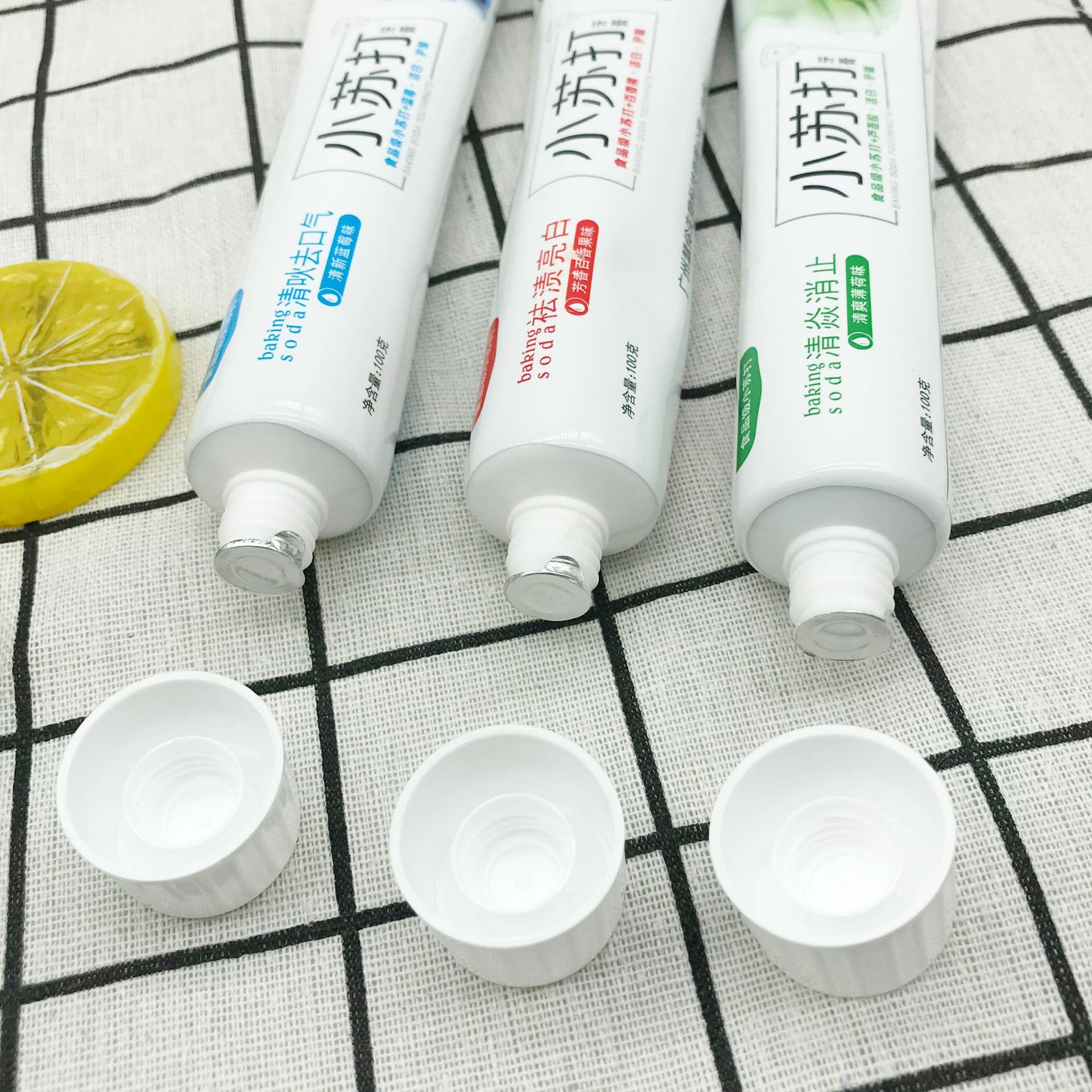 慧伶小苏打成人牙膏100g水果味食品级牙膏牙齿口气清新牙膏