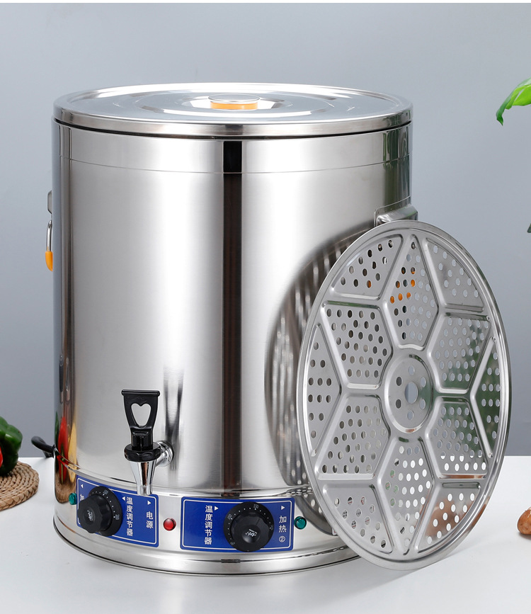 节能汤桶商用电加热汤锅超大容量煮牛肉卤煮锅家用摆摊可移动插电