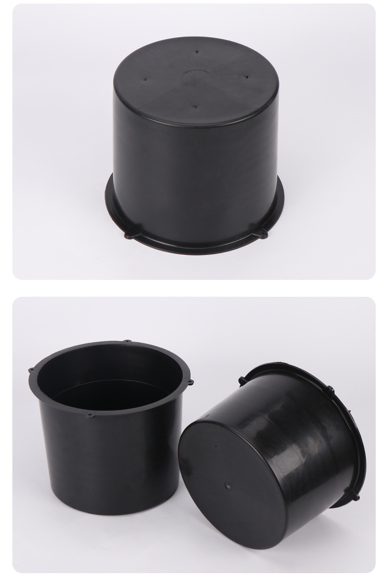 厂家直销 一次性黑色排水预埋桶 pvc塑料桶排水预留套筒 定制批发