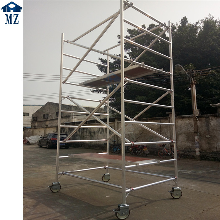 5-20米脚手架结构稳固耐用工程作业平台架 可移动铝合金太空展架