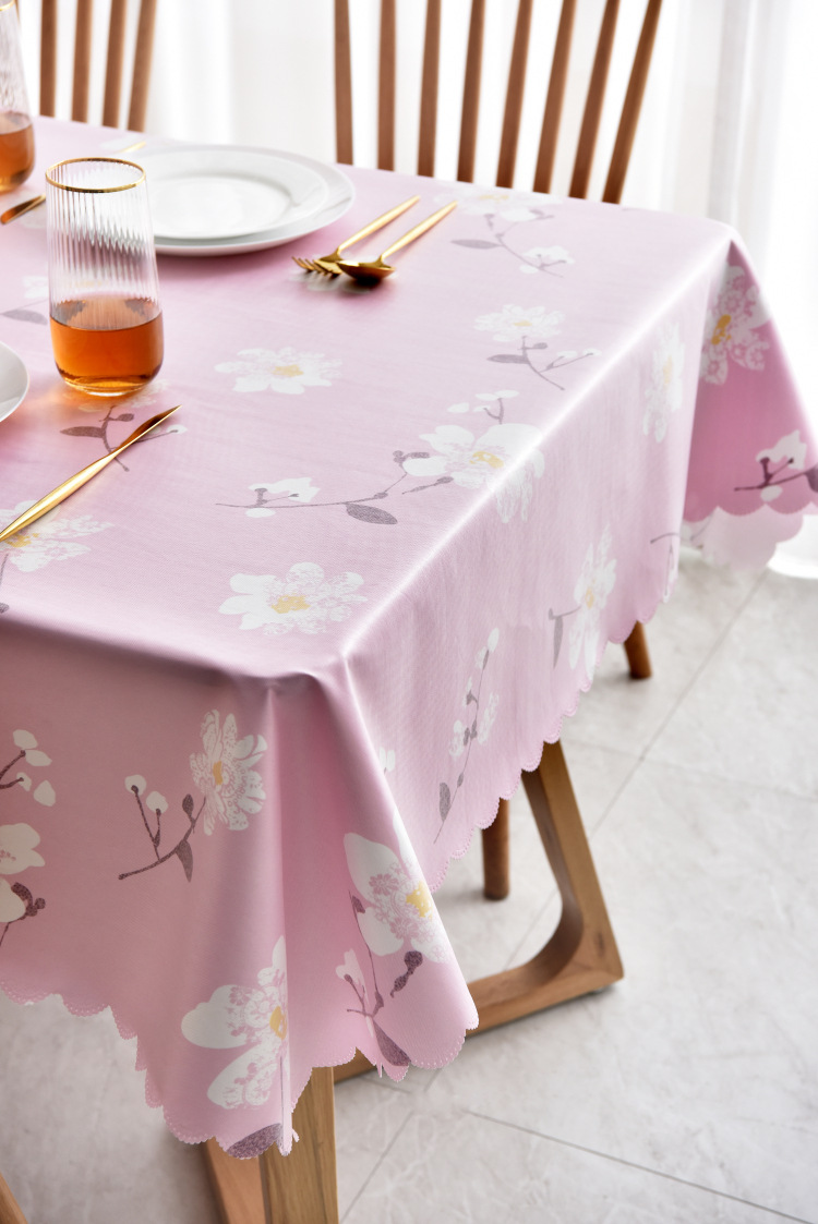 tpu印花桌布防水免洗欧式台布长方形防滑隔热餐垫厂家直销