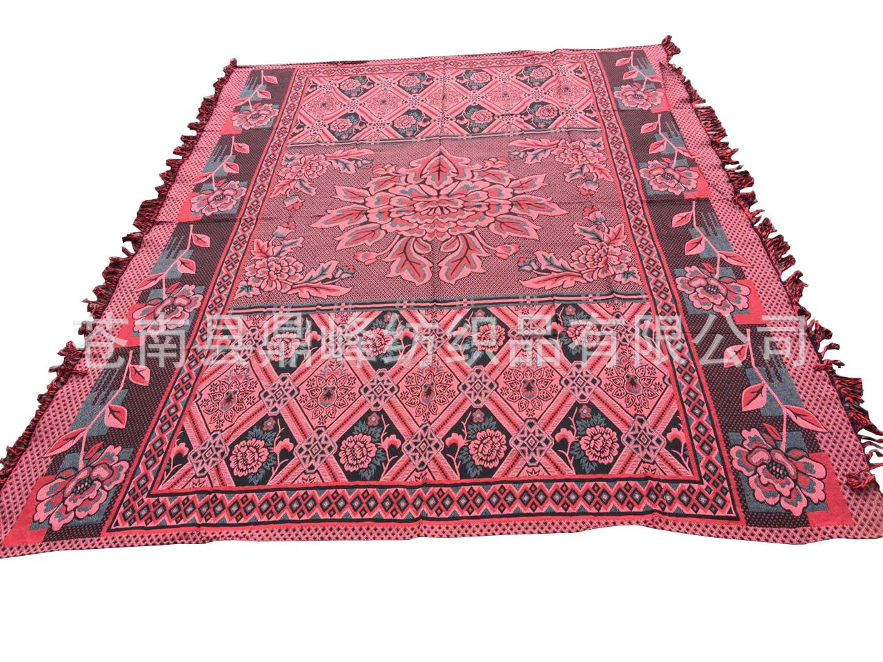 优惠直销精美线毯,复古线毯,老粗布线毯,龙港线毯,老式线毯