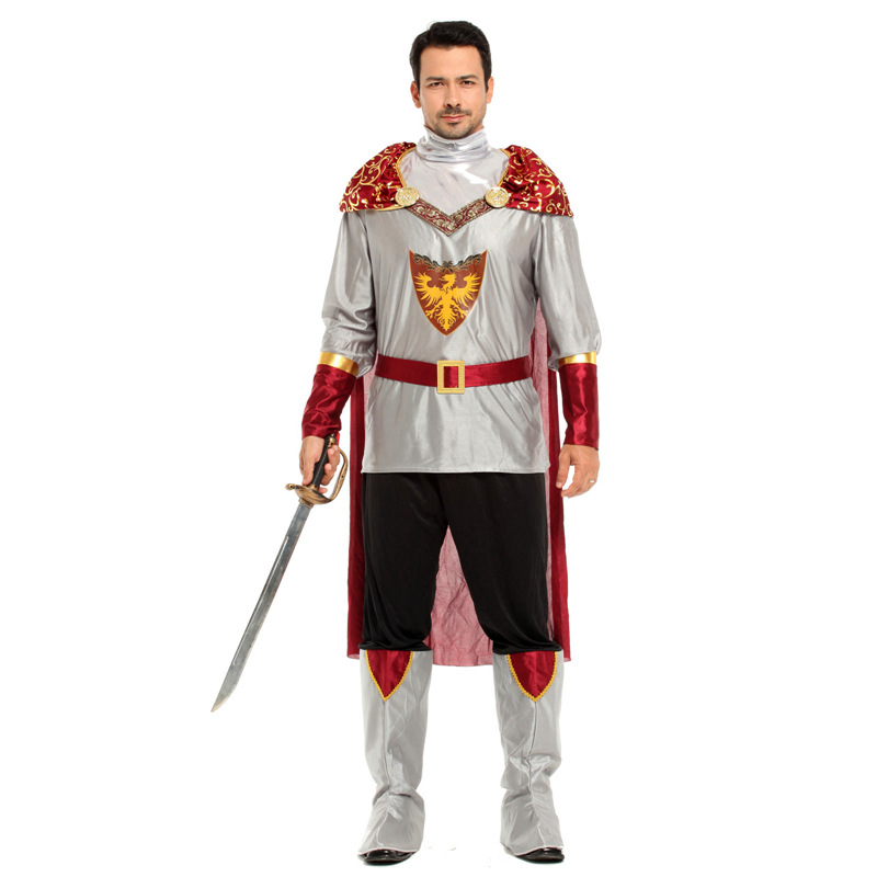 万圣节表演演出服装cosplay化妆舞会服饰国王王子服装衣服亲子装