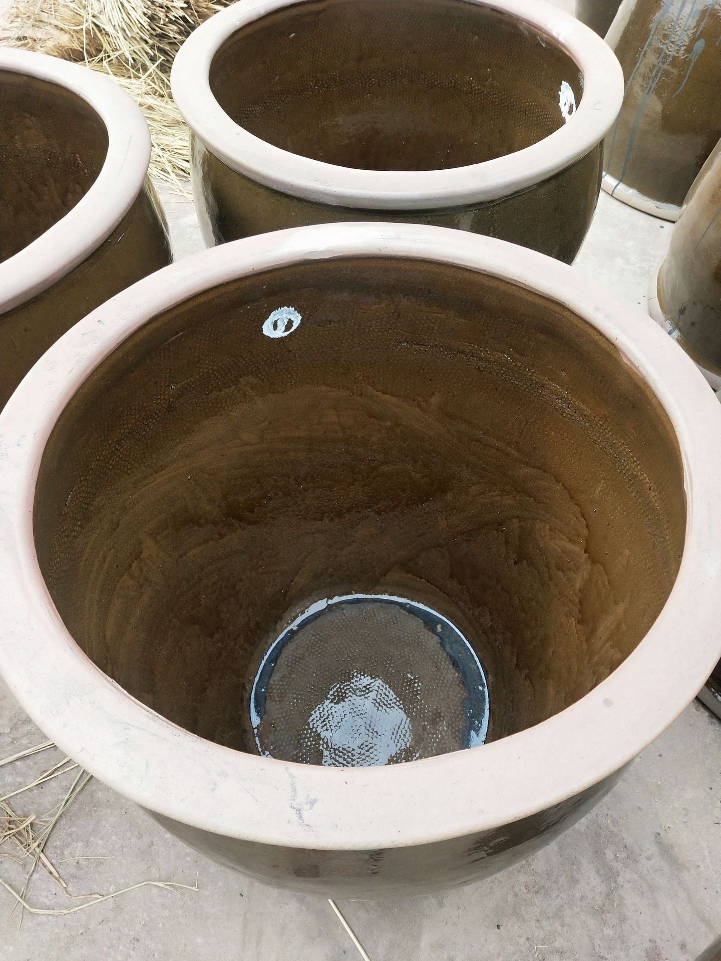 厂价直销100公斤(200斤)容量甲级宜兴土陶化工耐酸发酵缸,水缸