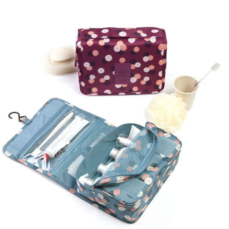 Factory Travel Toiletry Bag Hung with Hook Large Capacity Cosmetics Buggy Bag Cosmetic Bag Foldable Hanging Storage Bag Buggy Bag