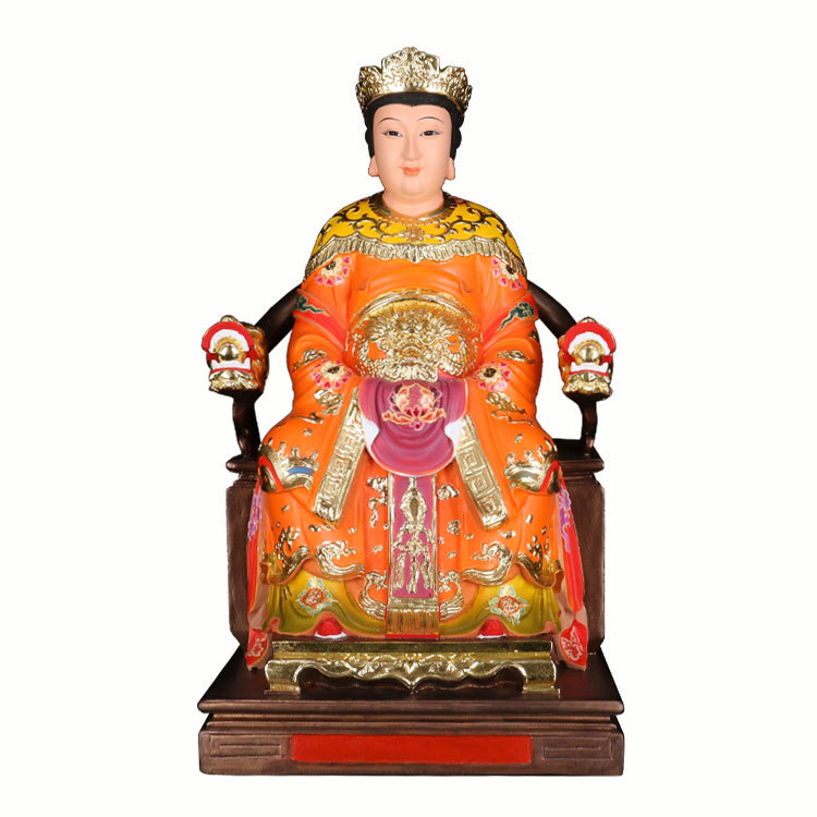 夫人神像元君后土娘娘临水夫人龙母夫人土地娘娘树脂批发居家供奉