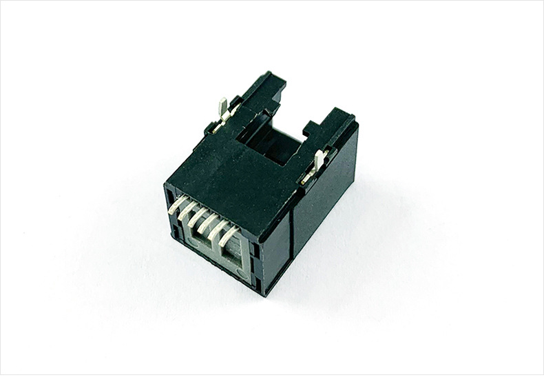 厂家直销 水晶头母座 rj11电话插座 rj12插座 smt电话座 33