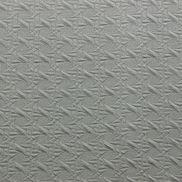 提花空气层起泡泡布针织纬编全涤氨纶弹力提花双面布牛肚布泡泡布