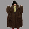 Autumn and winter leisure time Lambswool Fur imitation coat Women's wear fashion overcoat Europe Lazy wind BF Loose big yards tide Autumn and winter leisure time Lambswool Fur imitation coat Women's wear fashion overcoat Europe Lazy wind BF Loose big yards tide