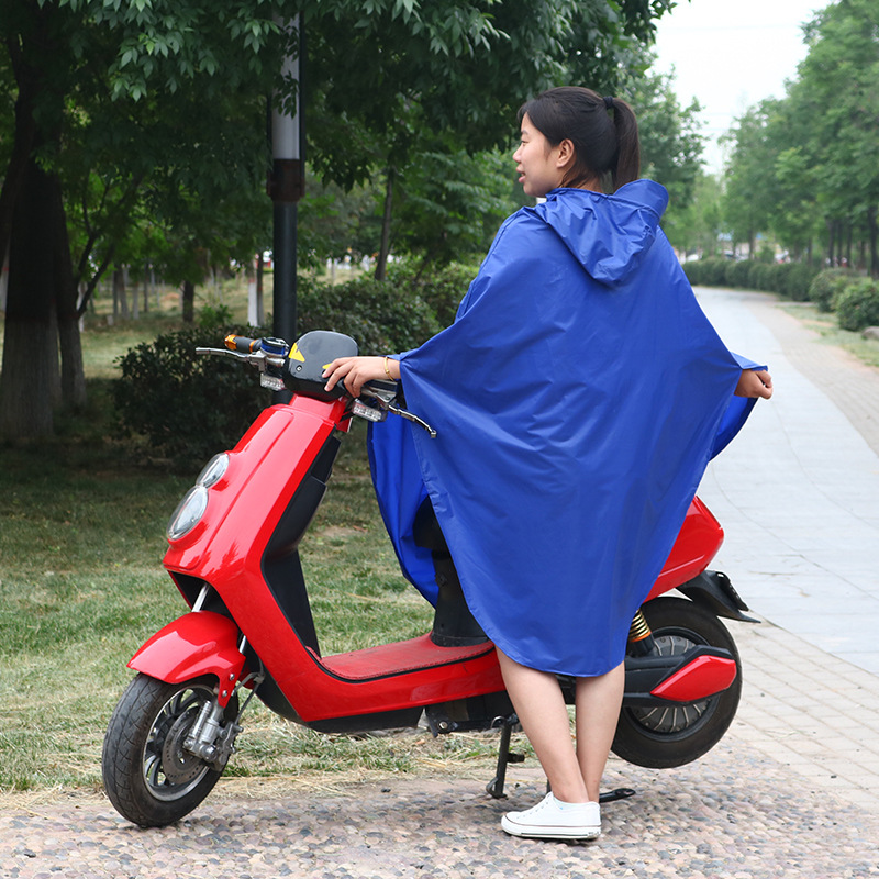 Electric Car Motorcycle Raincoat Motorcycle Accessories Gift Raincoat Bicycle Battery Car Raincoat Single Double Poncho Wholesale