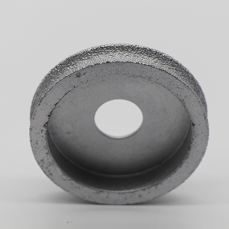 钎焊石材金刚石磨边轮凹圆边罗马柱磨轮大理石棋子边磨合磨边轮