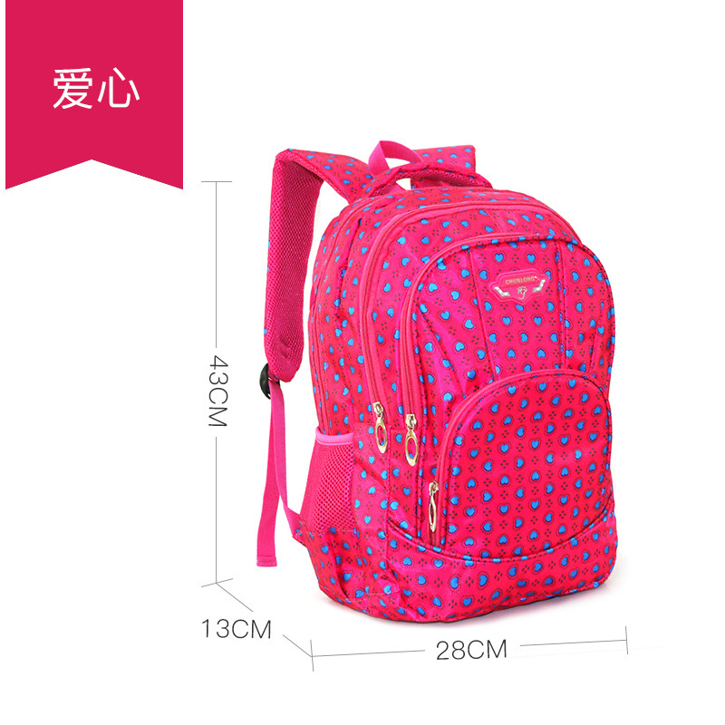 Factory Direct Sales Foreign Trade Color Student Fashion All-Match Spring New Primary School Schoolbag Middle East South America Cross-Border