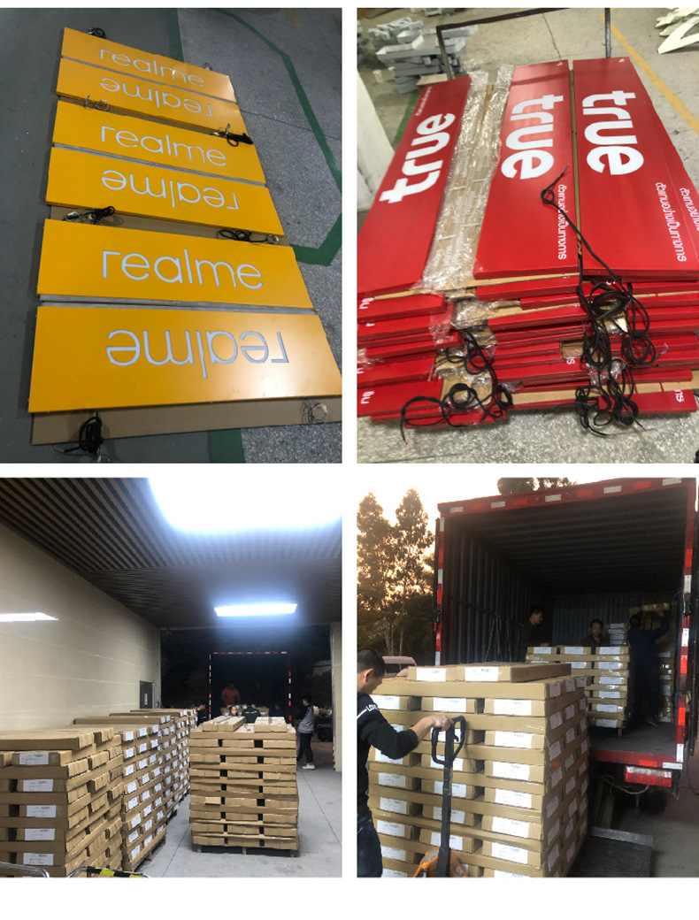 中国电信翼支付5g新款双面led超薄吊牌灯箱悬挂吊挂楣发光广告牌-阿里