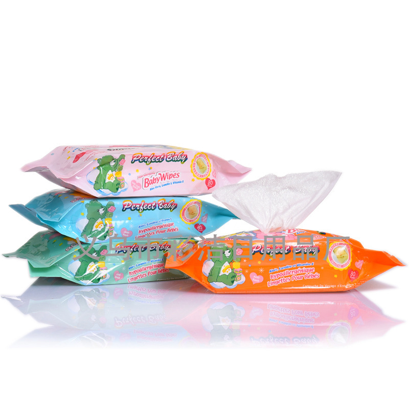 Wet Wipes Factory Baby Wipes Customizable Logo Baby Wipes with Lid Factory Direct Supply Wholesale