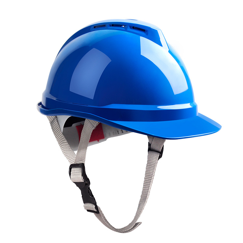 透气安全帽建筑工地施工头盔印字定制电工劳保头盔abs劳保安全帽