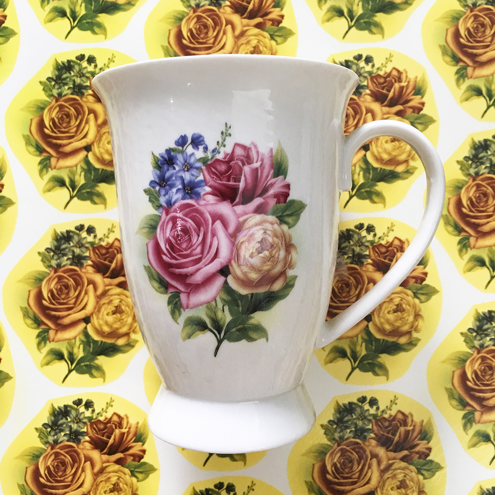 花纸印刷批发玻璃杯水贴纸加工陶瓷餐具贴花纸150g-180g