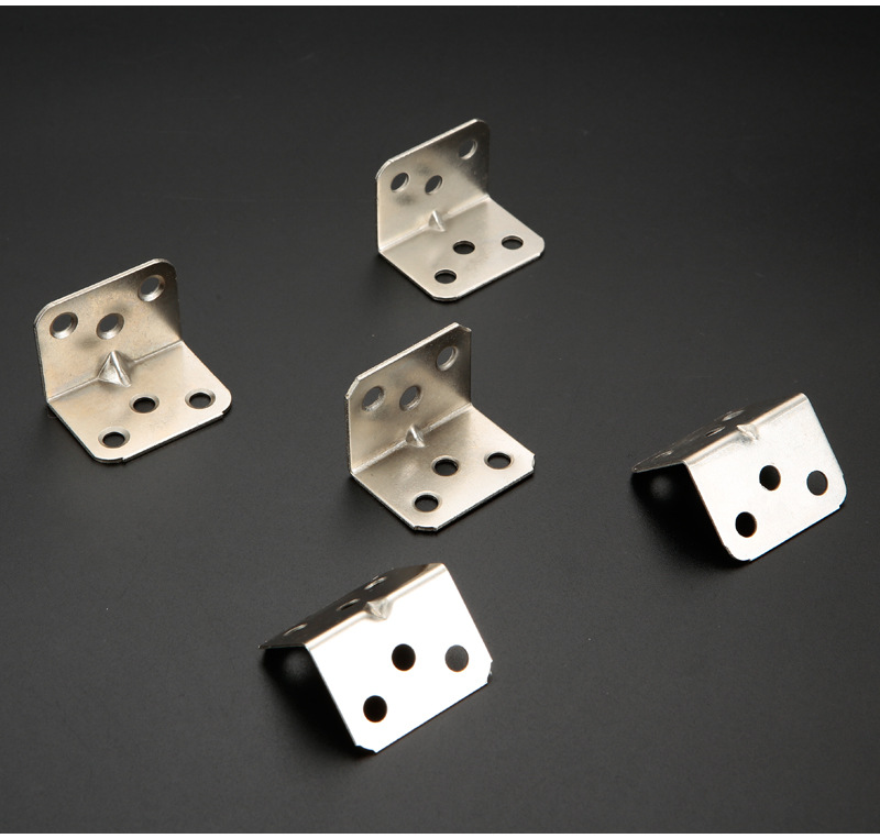 五棵树角码直角加厚大角码镀镍白漆角铁90度家具固定件厂家批发