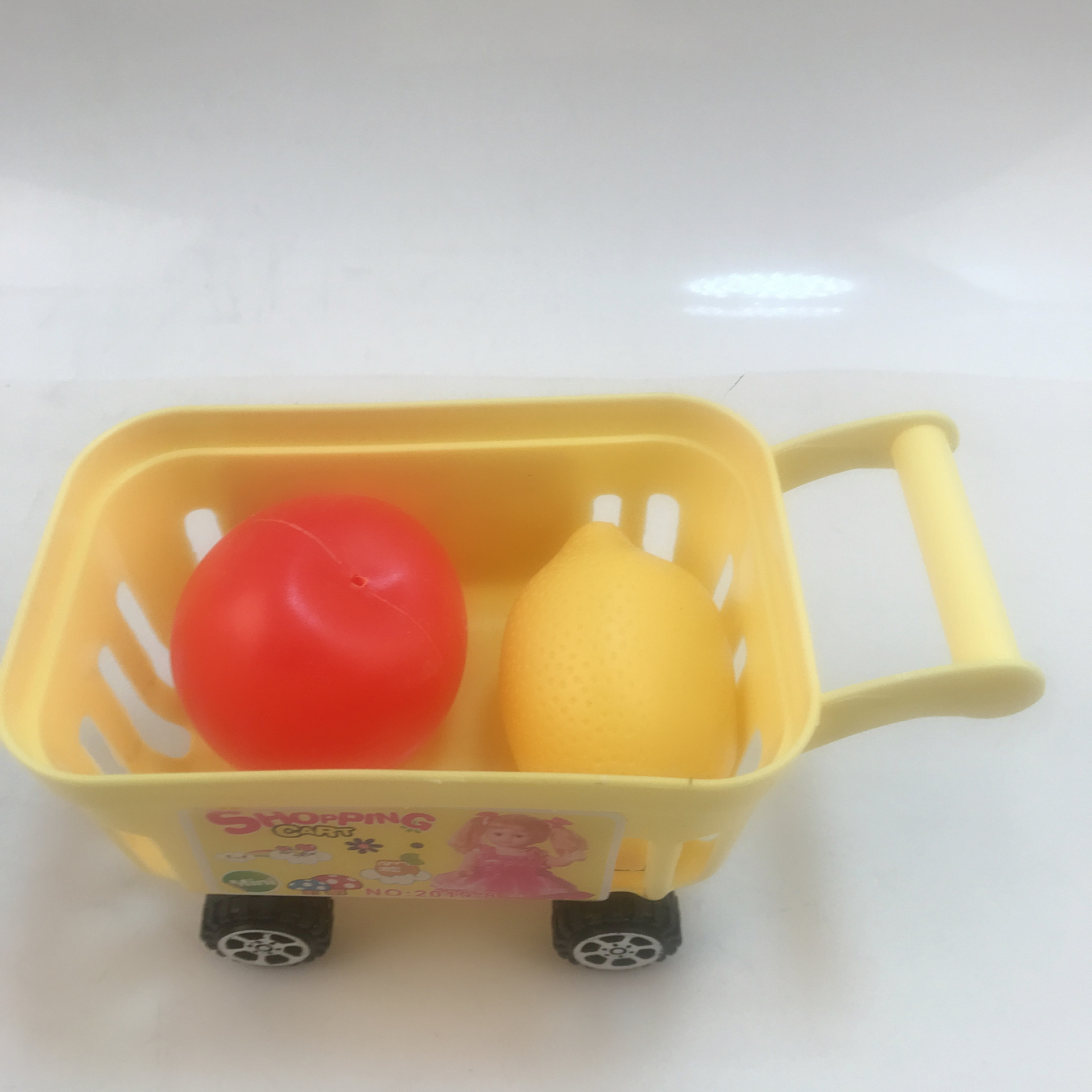 创意水果玩具购物车儿童超市水果购物推车2元店儿童玩具推车批发