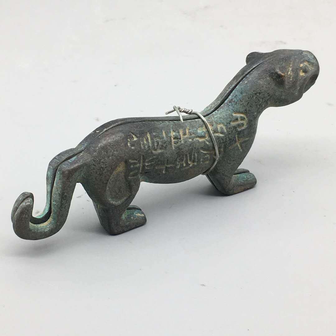 批发古玩杂项青铜器虎符工艺品仿古青铜器把件摆件兵符影视道具