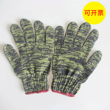 新款7针电脑机常规花纱700g手套 劳保手套 棉纱手套批发-阿里巴巴