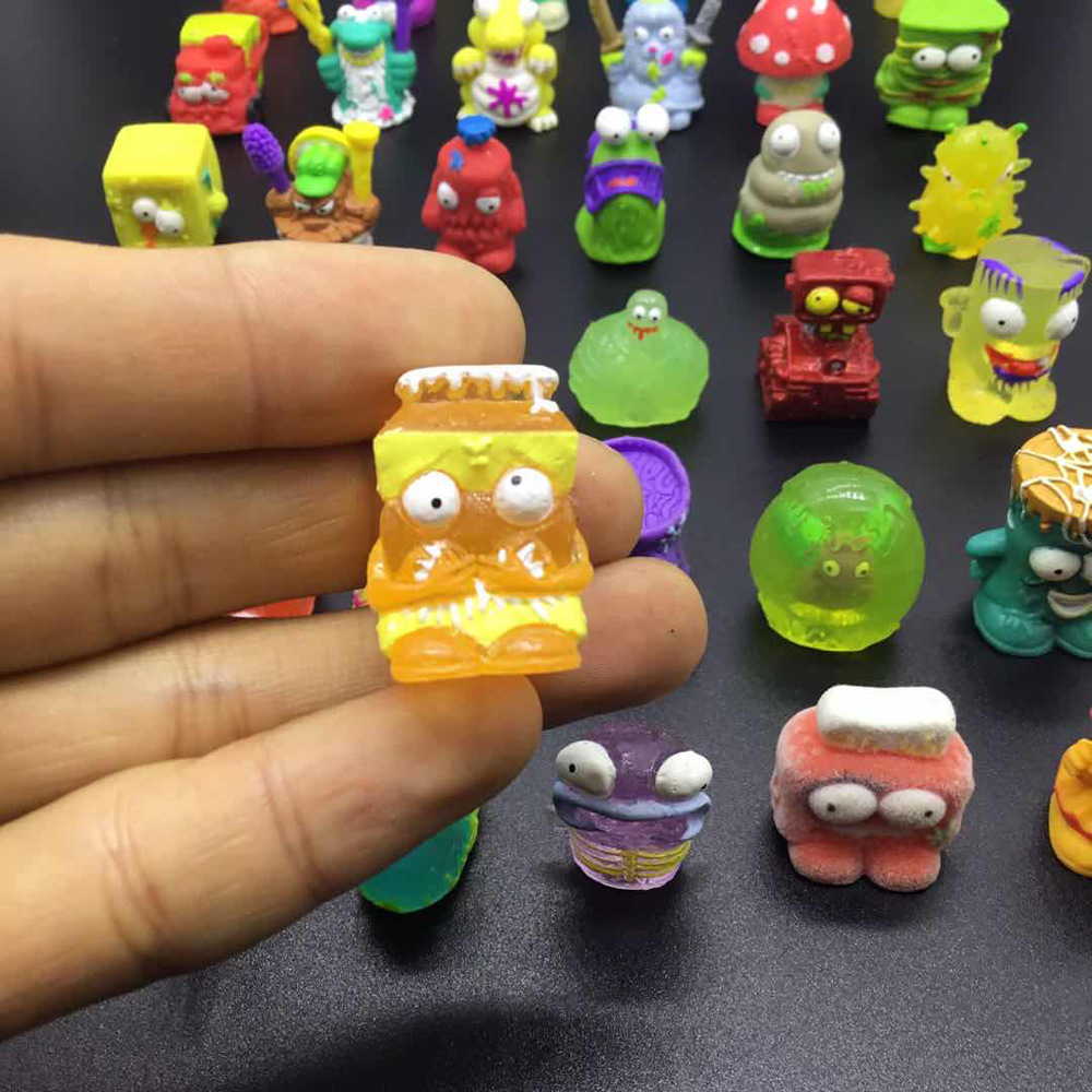 正版散货 新款垃圾虫 怪兽垃圾人 隐藏款软胶公仔玩具 扭蛋小玩具