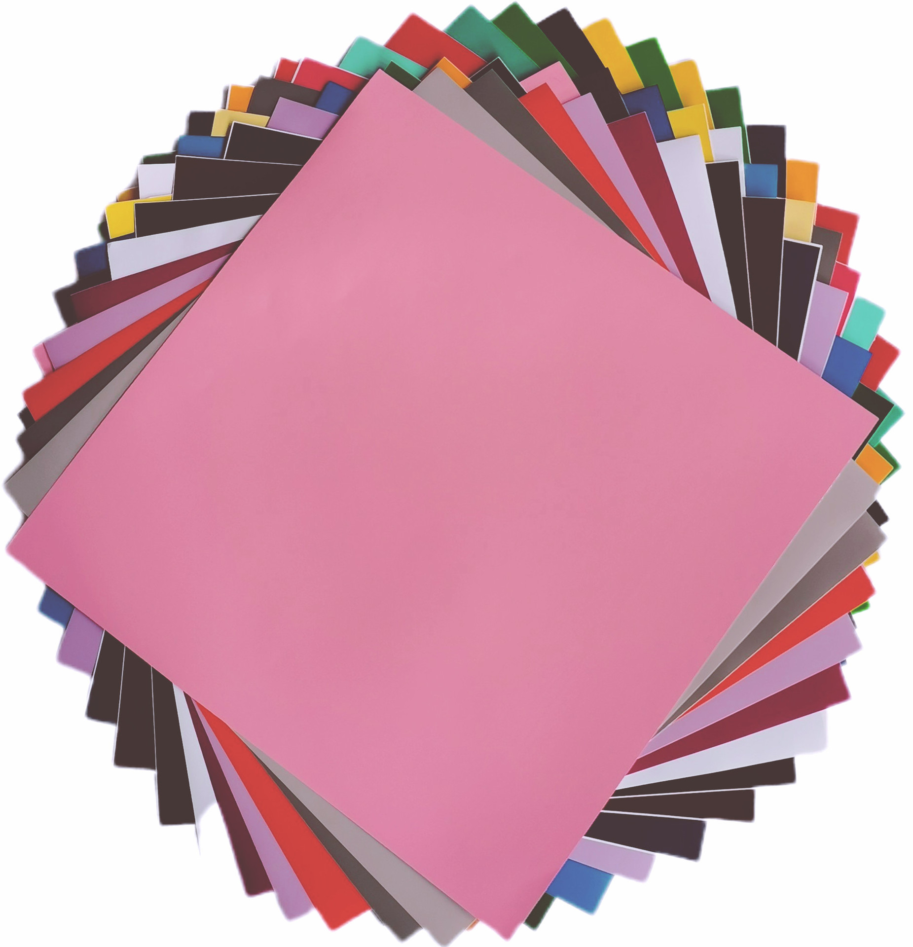 pvc不干胶彩色即时贴vinyl sheets刻字贴自粘背胶片装墙贴纸壁纸