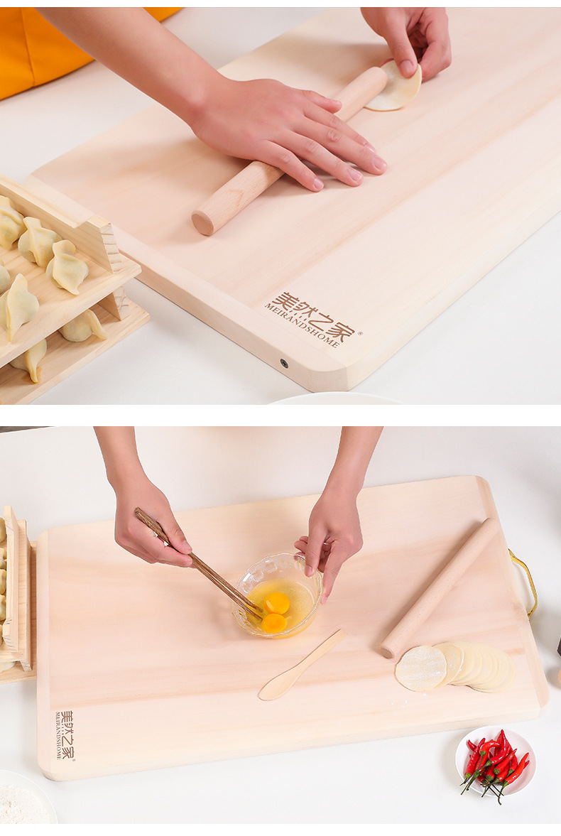 擀面板案板菜板柳木实木超大砧板和面板擀面家用大码厨房大号特大