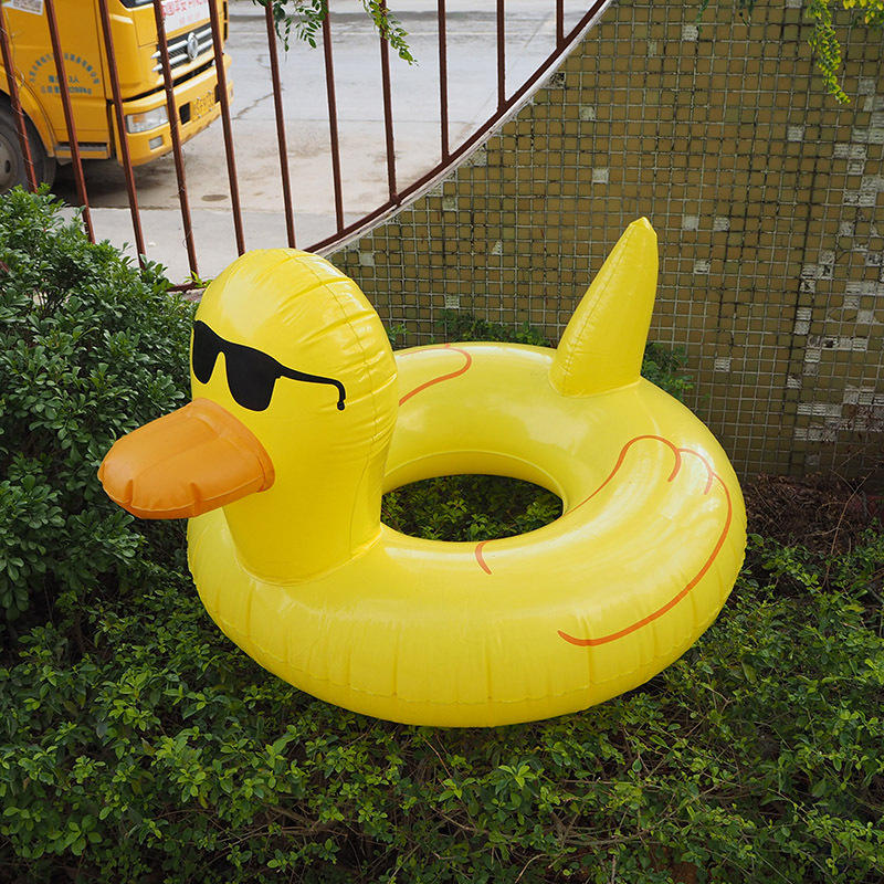 充气泳圈 充气黄鸭泳圈  救生教具浮圈 水上游泳圈  小黄鸭泳圈