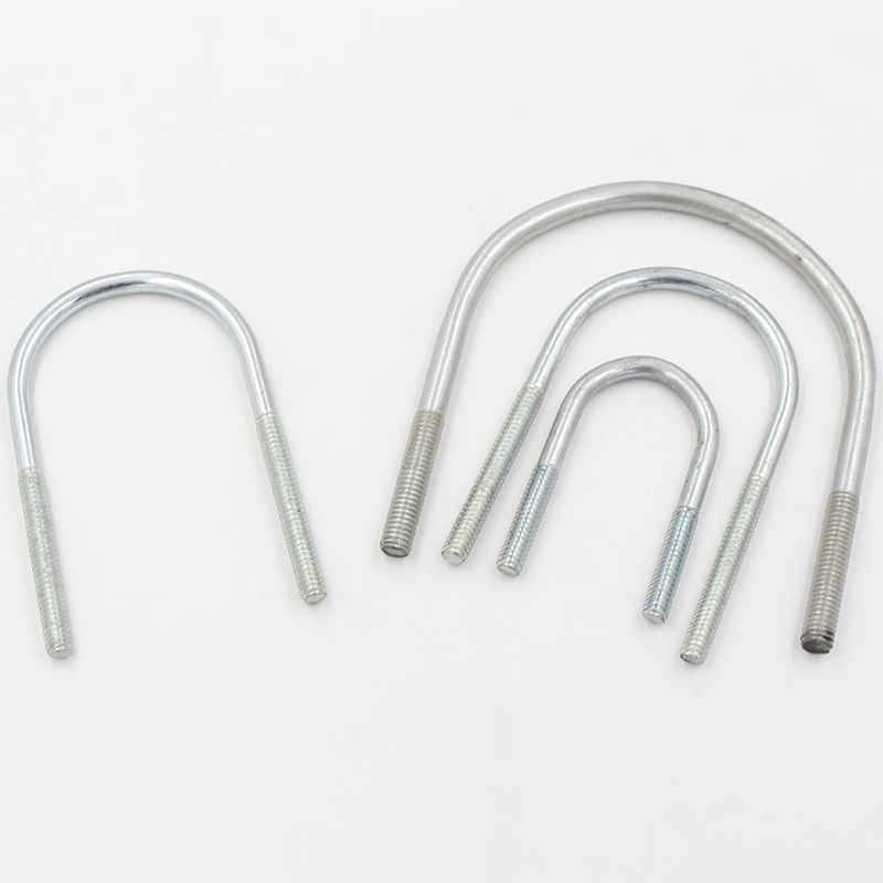 u型螺栓固定管道定制表面镀锌u型螺丝可加长u型螺栓