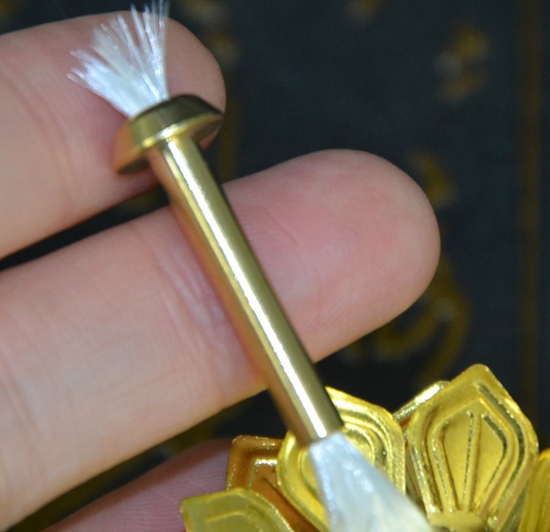 自制纤维灯芯蕊玻璃管灯佛具寺庙配件油灯点酥油灯芯铜管佛堂供灯