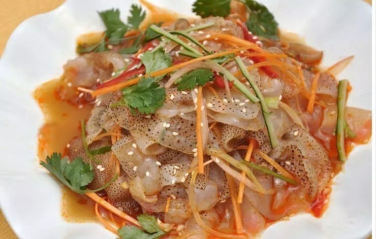 闽洋虎斑海蜇凉拌海蜇丝即食500克/包1件20袋批发