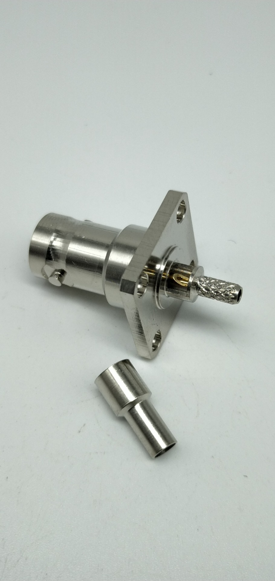 射频同轴连接器bnckfc15175175法兰rg316线