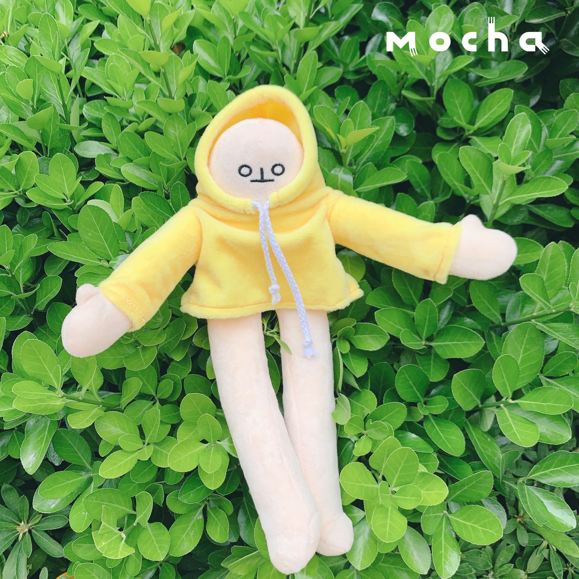 厂家直销网红韩国蹲香蕉人公仔毛绒玩具抱枕摆件玩偶穿衣娃娃礼品