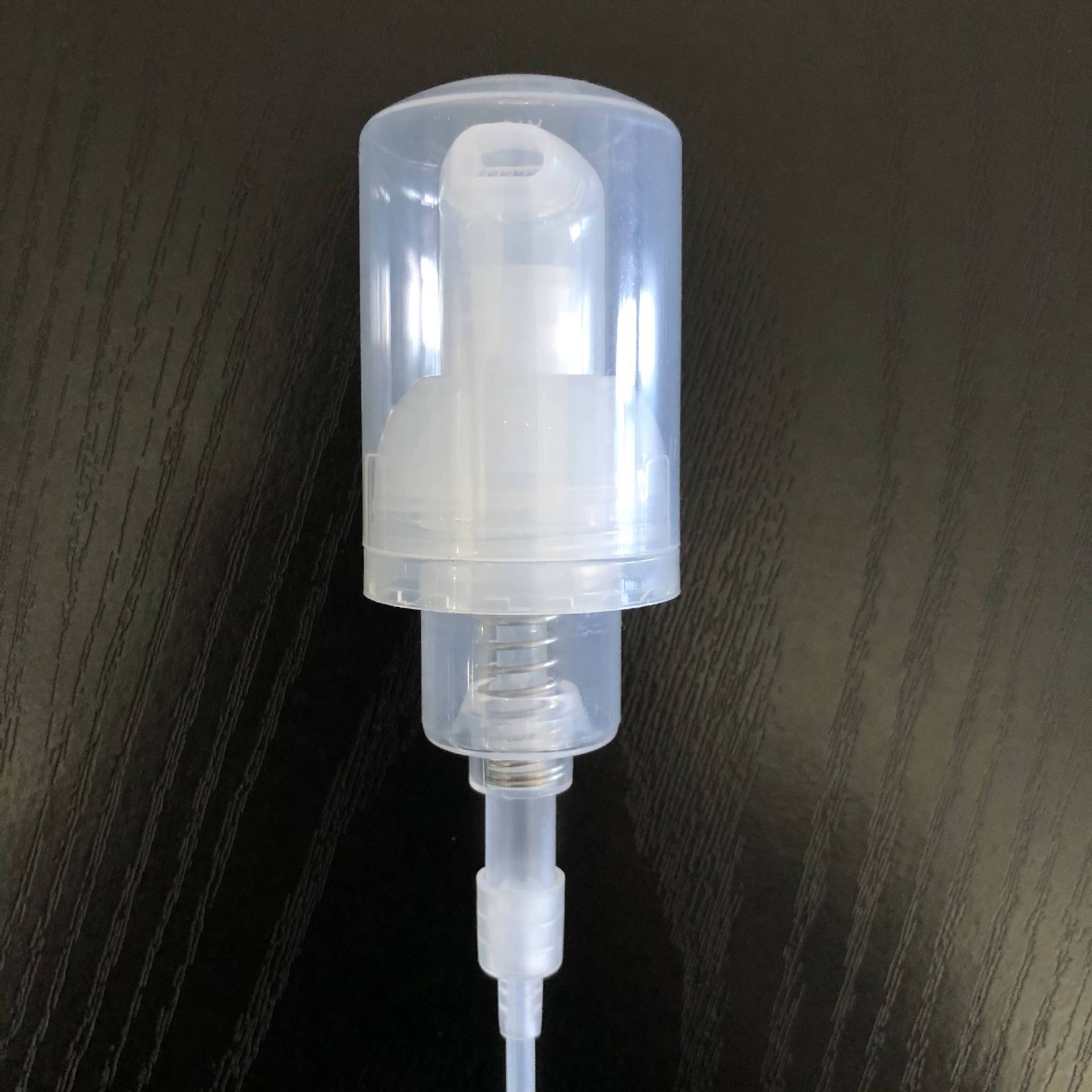 28牙泡沫泵 塑料喷头洗面奶慕斯按压头 洗手液起泡按压式泡沫泵头