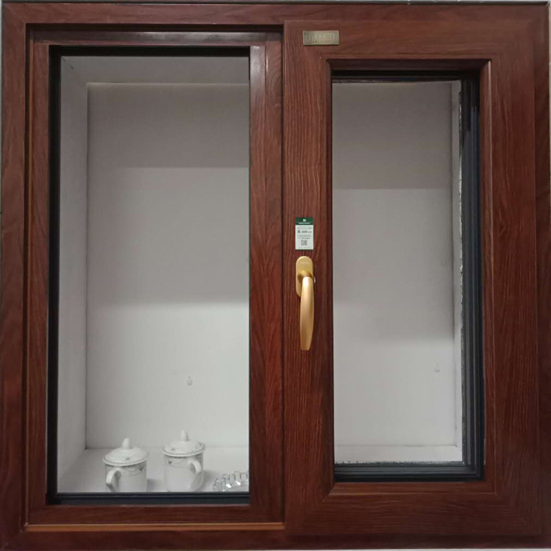 工厂批发宁波断桥铝门窗海缘铝合金门窗中国风 飘移窗平开窗