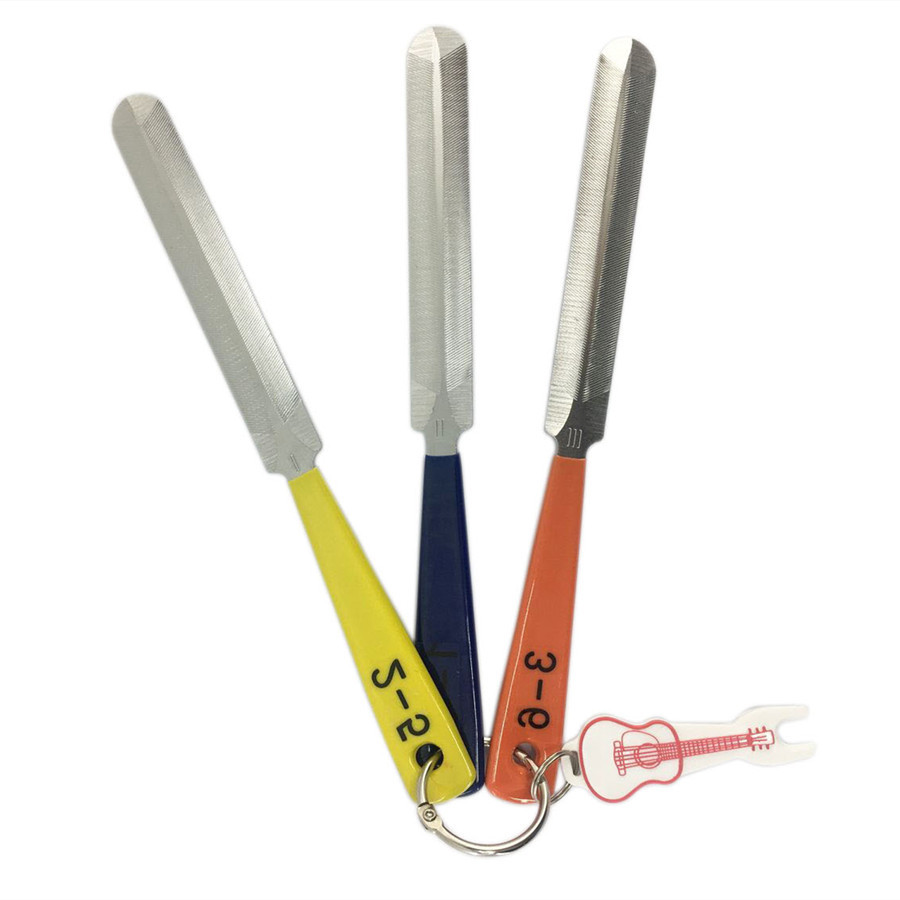 厂家直销吉他琴枕凹槽打磨锉刀开槽锉 开槽锯 弦距调整工具锉刀组